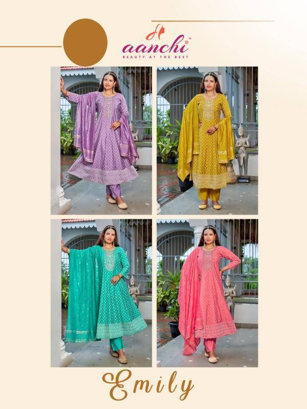 Aanchi emily anarkali style branded kurti wholesale price